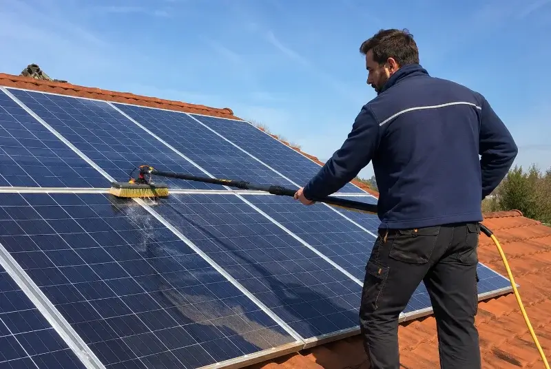 Nettoyage et entretien de panneaux solaires à Dourgne